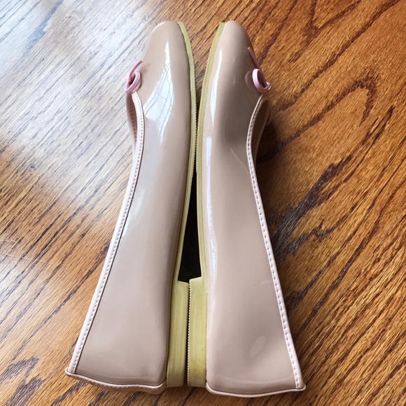 Patent Leather Nude Pink Ballet Flats - Picture 8 of 8